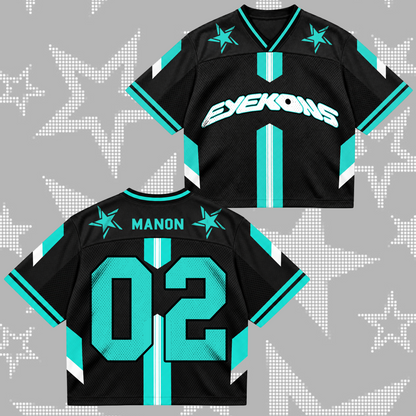 Vivid Animal Eyekons Club All Members Cyber Grunge Mixed Mesh Jersey For Eyekons