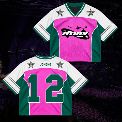 Epic BAD Tinys Club All Members Cyber Grunge Mixed Mesh Jersey For Atiny