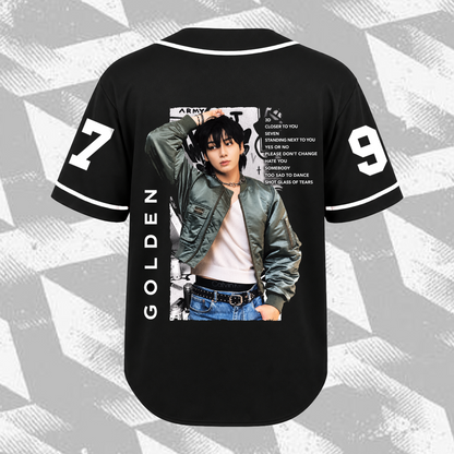 Epic Golden J.K.U.N.G.K.O.O.K. Club All Members Baseball Jersey For Fans