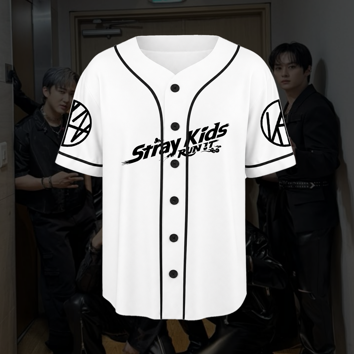 Stray Kids This & That Tiger Yin Yang Baseball Jersey Run It Tour Outfit Gift For Fans