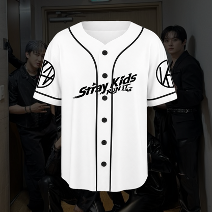 Stray Kids This & That Tiger Yin Yang Baseball Jersey Run It Tour Outfit Gift For Fans