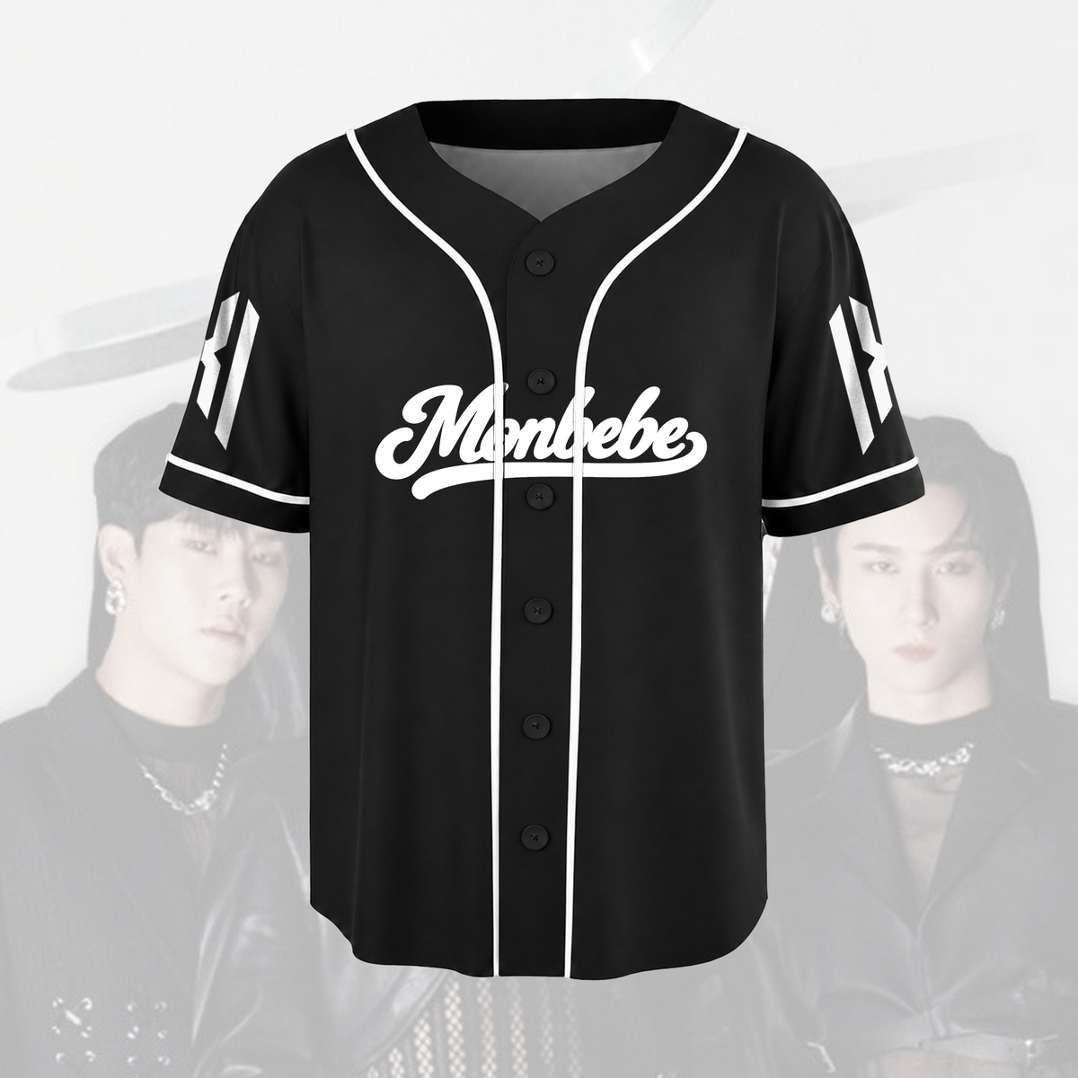 MONSTA X Monbebe The Phase Tour Grunge Baseballtrikot Geschenk für Fans
