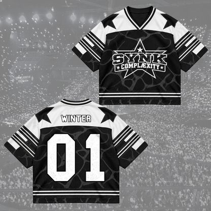 Electric Synk Complexity Space Club All Members Retro Streetwear Mixed Mesh Jersey For MYs