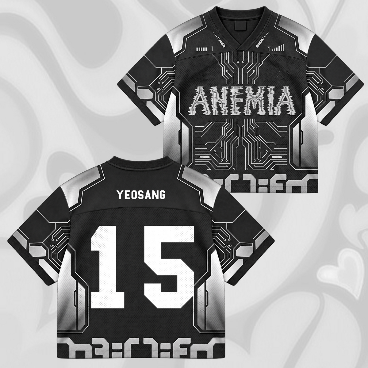 Anemia ATEEZ Golden Hour 6  Mixed Mesh Jersey Gift For ATINY Fans