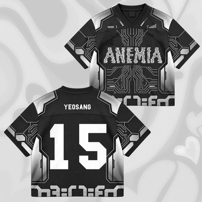 Anemia ATEEZ Golden Hour 6  Mixed Mesh Jersey Gift For ATINY Fans