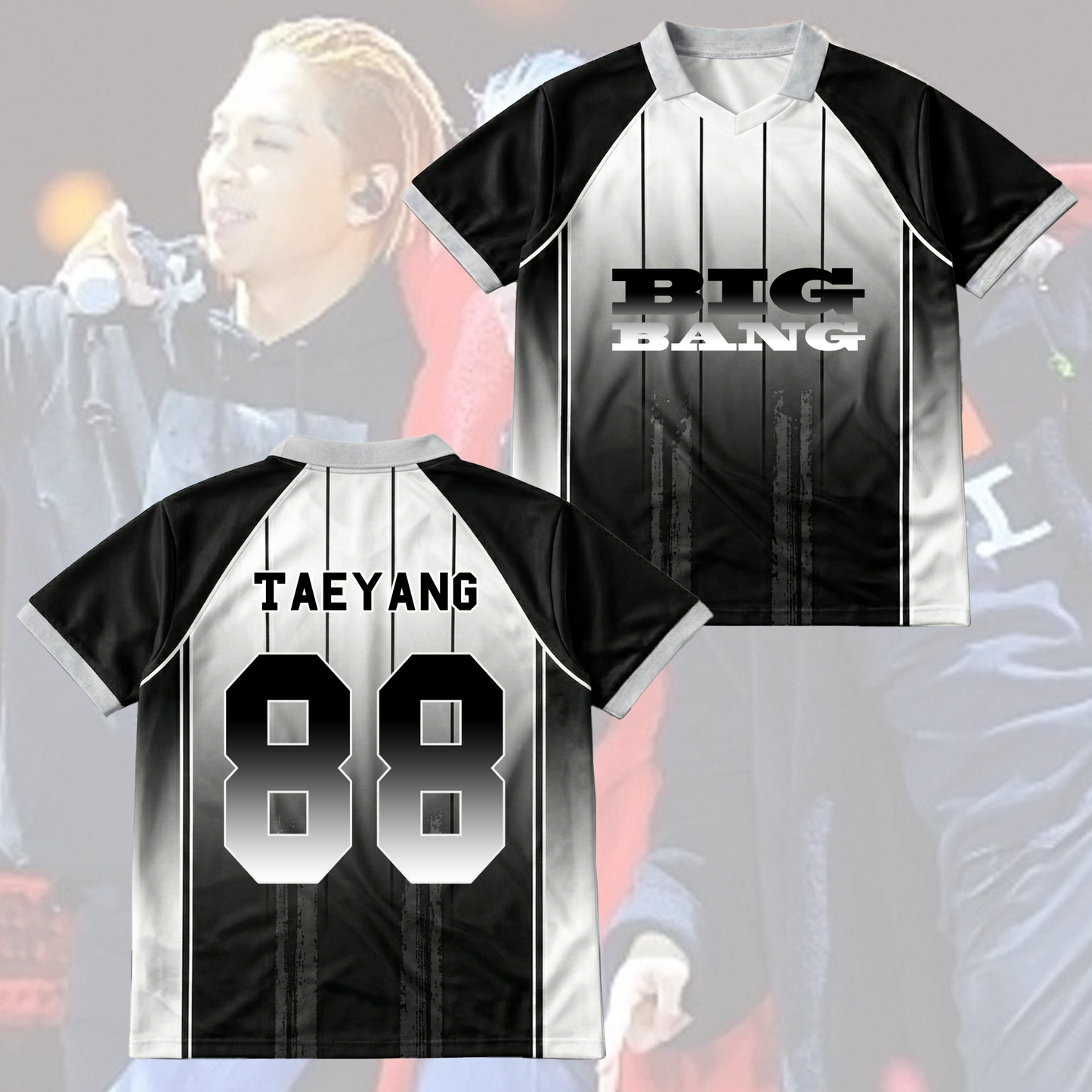 BIGBANG World Tour Winged Neck Baseball Shirt Gift For Fans