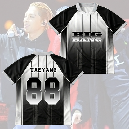 BIGBANG World Tour Winged Neck Baseball Shirt Gift For Fans