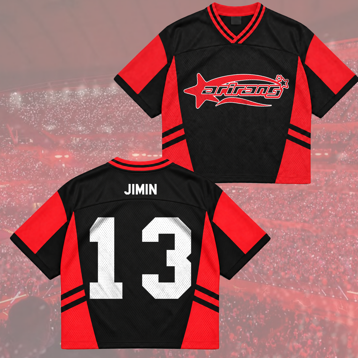 Rose of Sharon Bangtan Boys Arirang Welttournee BTS Mesh-Trikot-Mix Geschenk für Army