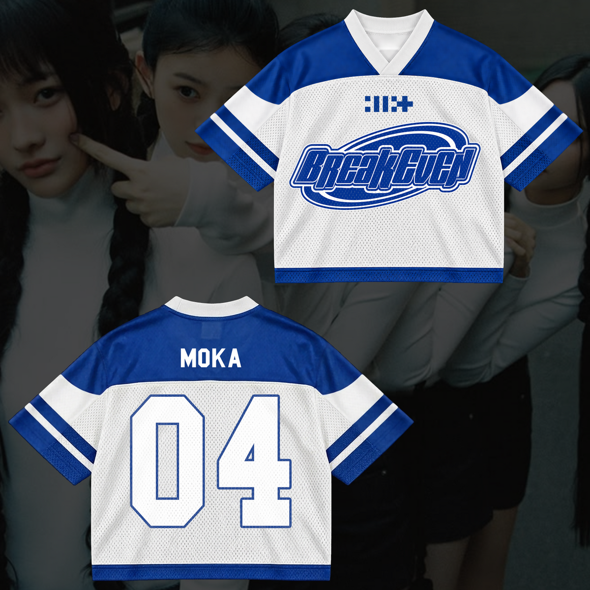 Athletic Illit Breakeven Album Comeback Mixed Mesh Jersey For Gllit