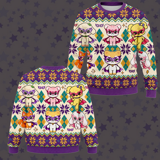 Jolly Looks Can Kill I.V.E. Club Ugly Christmas Sweater For Dive