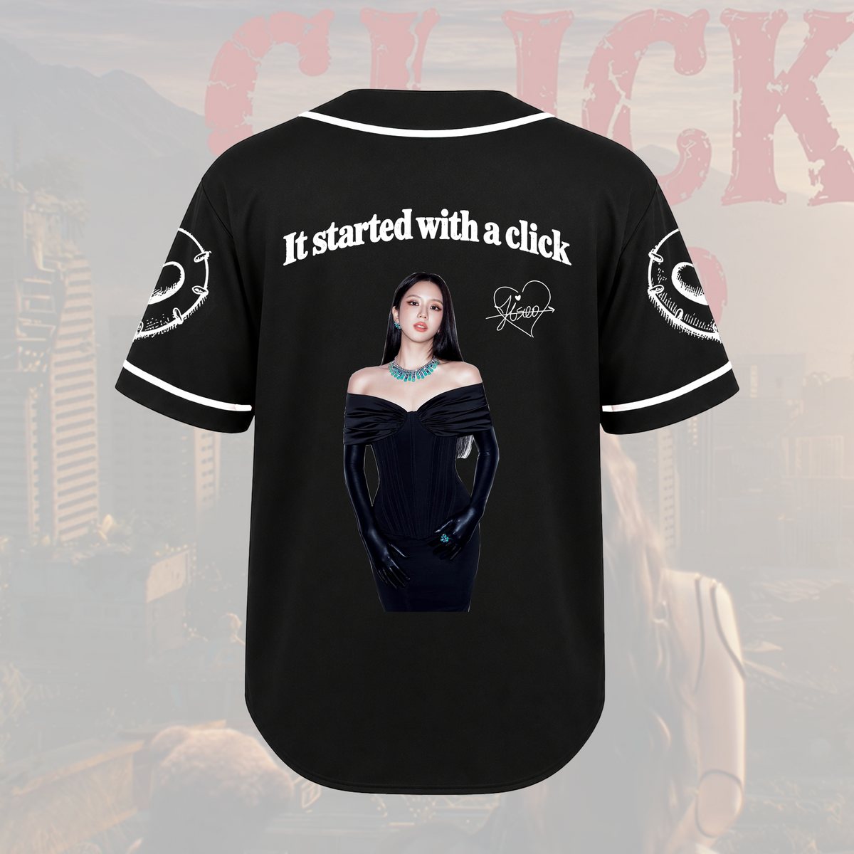 Jisoo It Started With A Click Baseball Jersey Gift For Fans