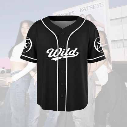 KATSEYE WILD Album Animal Concert Baseball Jersey Gift For Fans