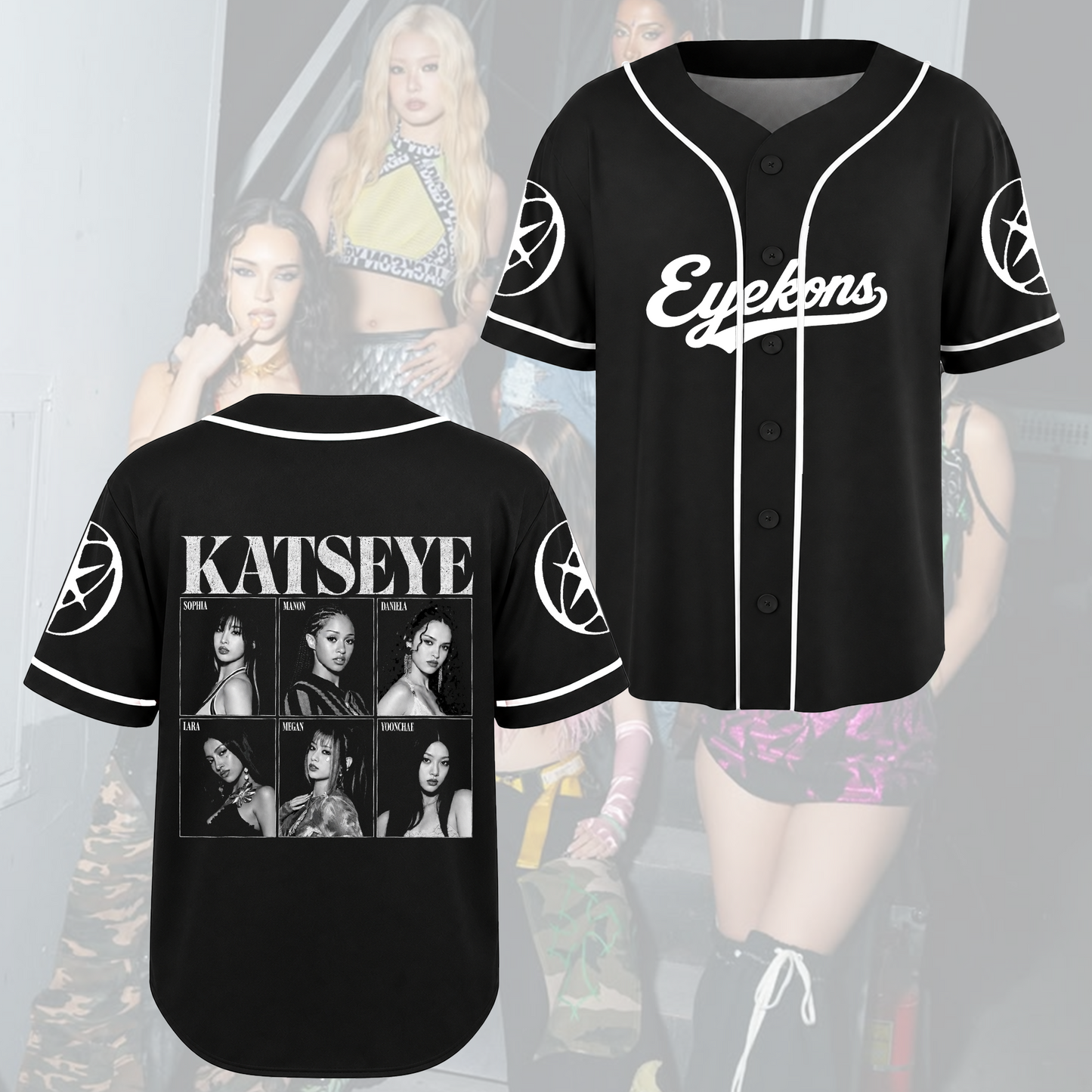 Spectacular KATSEYE Members Jersey  Wildworld Kpop Gift for Fan