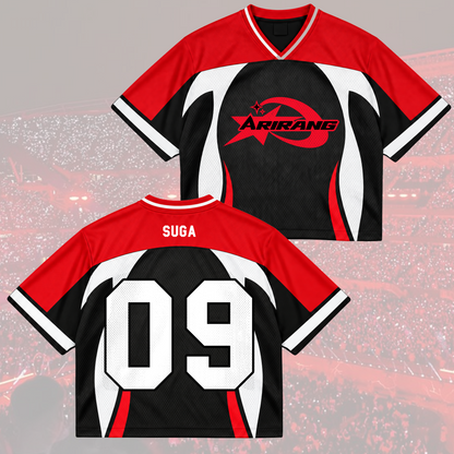 Vivid Arirang Army Club All Members Cyber Grunge Mixed Mesh Jersey For Fans