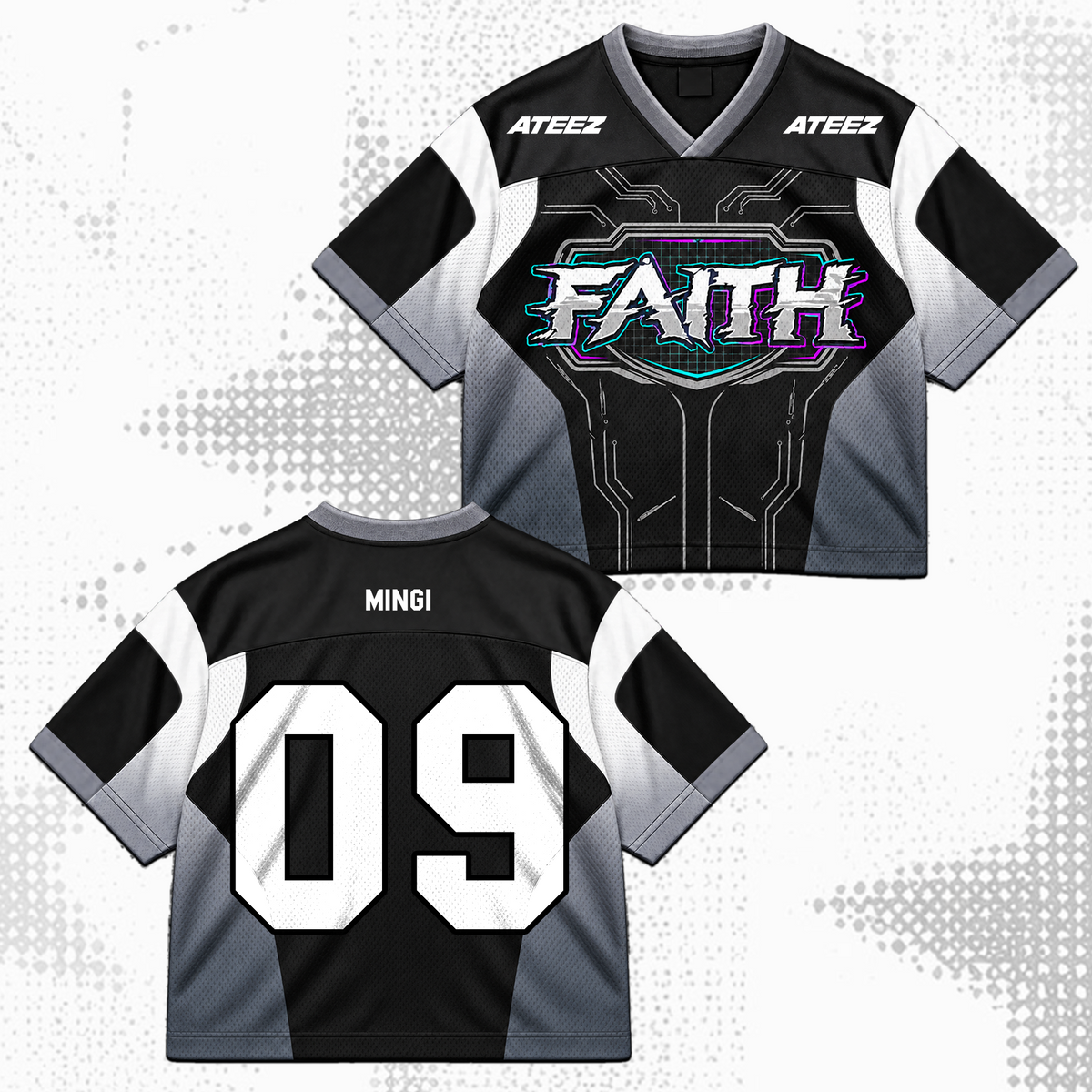 ATEEZ Golden Hour Part 5 Mixed Mesh Jersey Fan Edition (Bad)