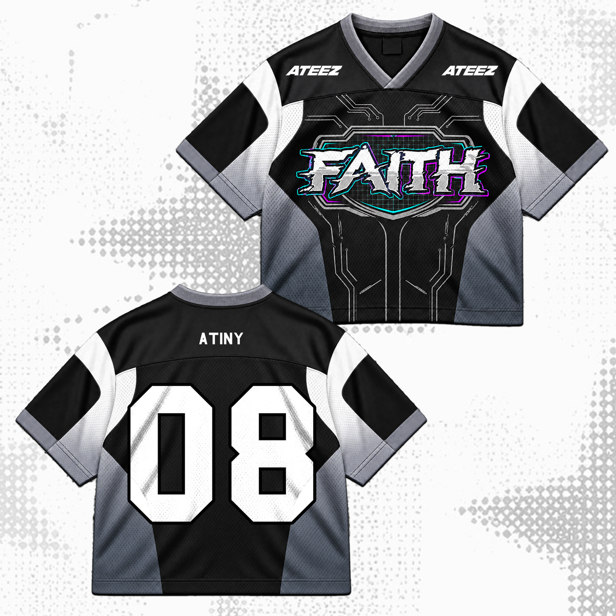 ATEEZ Golden Hour Part 5 Mixed Mesh Jersey Fan Edition (Bad)