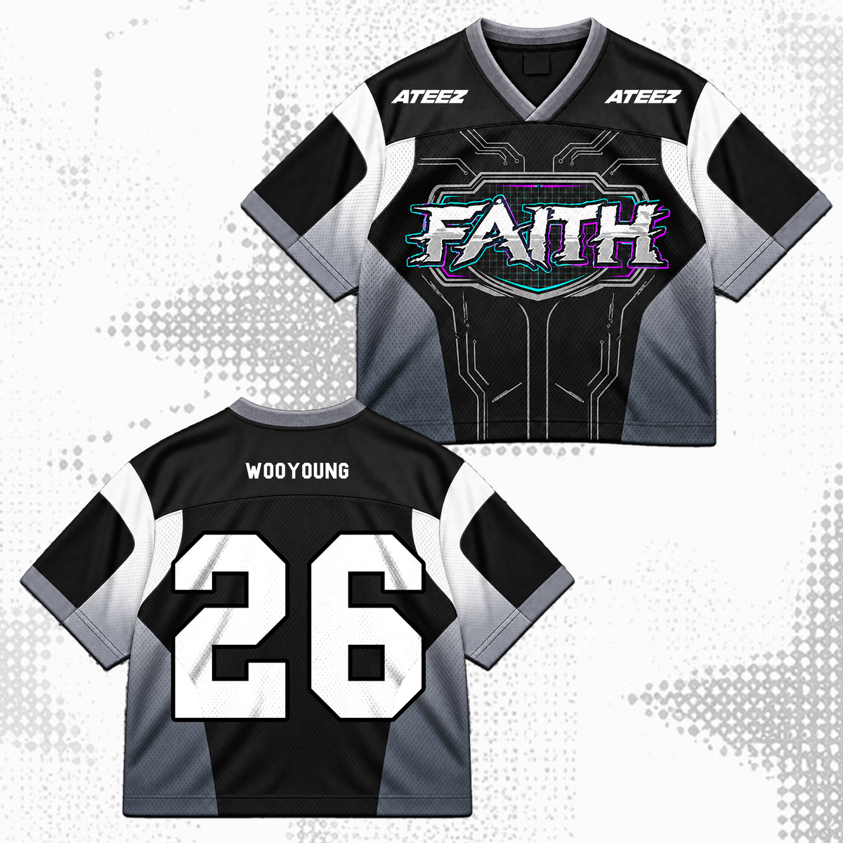 ATEEZ Golden Hour Part 5 Mixed Mesh Jersey Fan Edition (Bad)