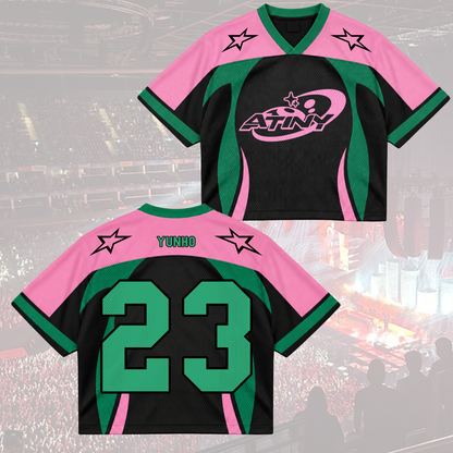 Powerful Ice On Fire Tinys Club All Members Cyber Grunge Mixed Mesh Jersey For Atiny