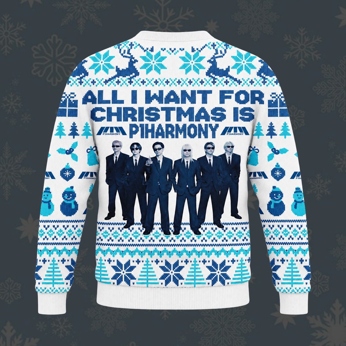 All I Want For Christmas Is P1Harmony Ugly Sweater