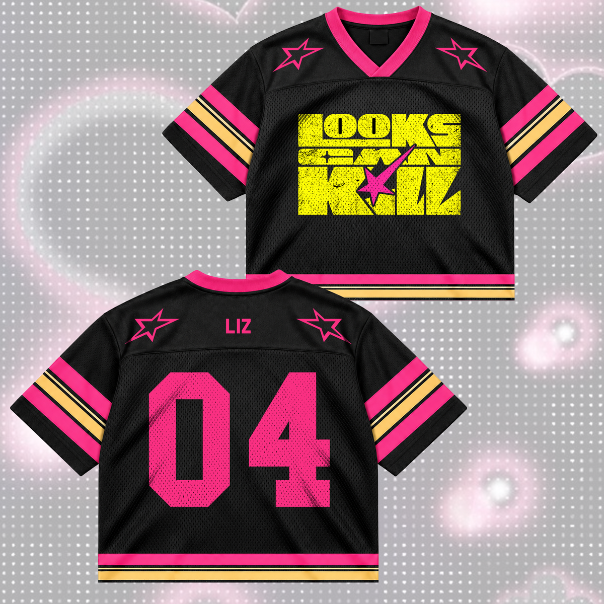 Rebellious Looks Can Kill I.V.E. Club Mixed Mesh Jersey For Dive