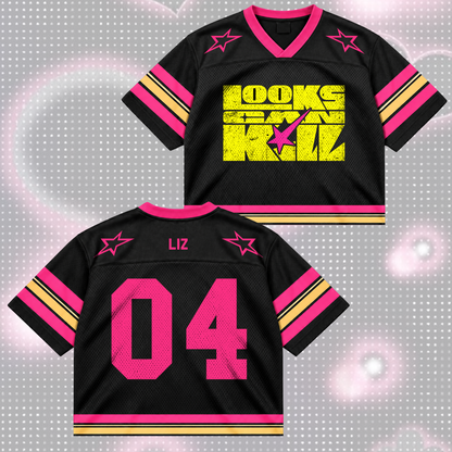 Rebellious Looks Can Kill I.V.E. Club Mixed Mesh Jersey For Dive