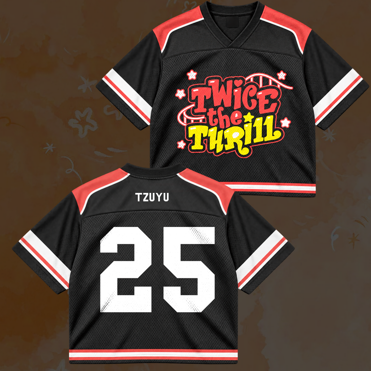 Twice This Is For North America World Tour Nordamerika Mixed-Mesh-Trikot