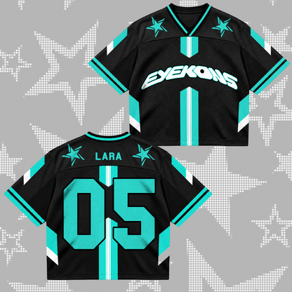 Vivid Animal Eyekons Club All Members Cyber Grunge Mixed Mesh Jersey For Eyekons