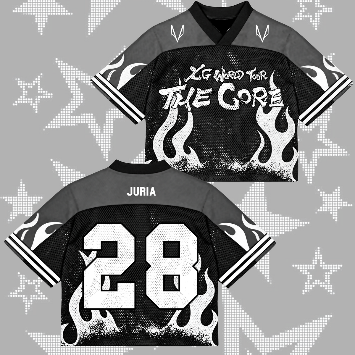 Fierce XG World Tour The Core Mixed Mesh Jersey For Alphaz
