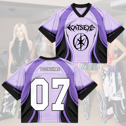 KATSEYE Comeback Heavy Metal Mixed Mesh Jersey For EYEKONS