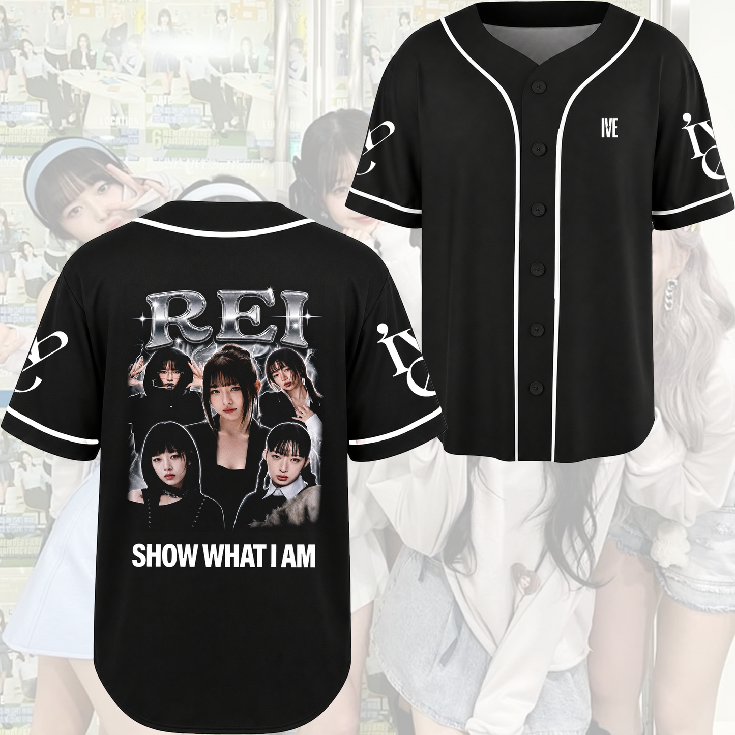 Ive Show What I AM  World Tour 2026 Baseball Jersey Vintage Outfit Fan Edition