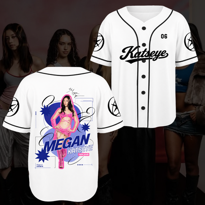 KATSEYE Fashion Baseball Jersey The Wildworld Tour Top Gift for EYEKONs