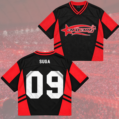 Rose of Sharon Bangtan Boys Arirang Welttournee BTS Mesh-Trikot-Mix Geschenk für Army
