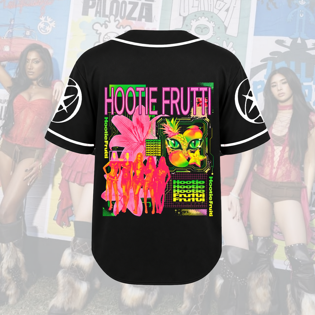 KATSEYE Hootie Frutti Retro Vaporwave Baseball Jersey Fan Gifts