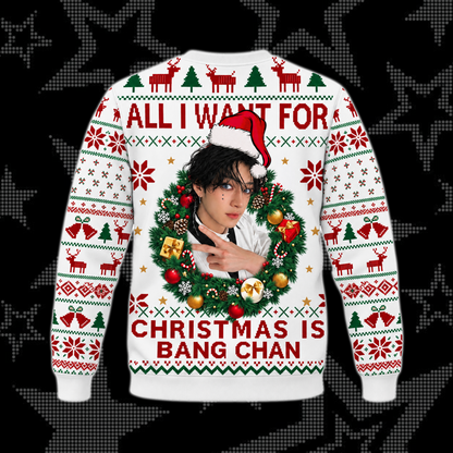 Stray Kids THIS & THAT hässlicher Weihnachtspullover, STAY Fan-Geschenk