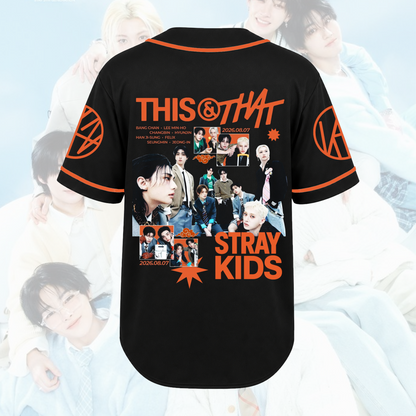 Stray Kids THIS & THAT Jersey Orange Pop Punk Festival Concert Outfit Fan Edition