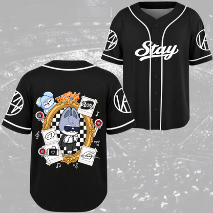 Adorable This & That Stray Kids Club Skzoo Streetwear Baseball Jersey For Stay
