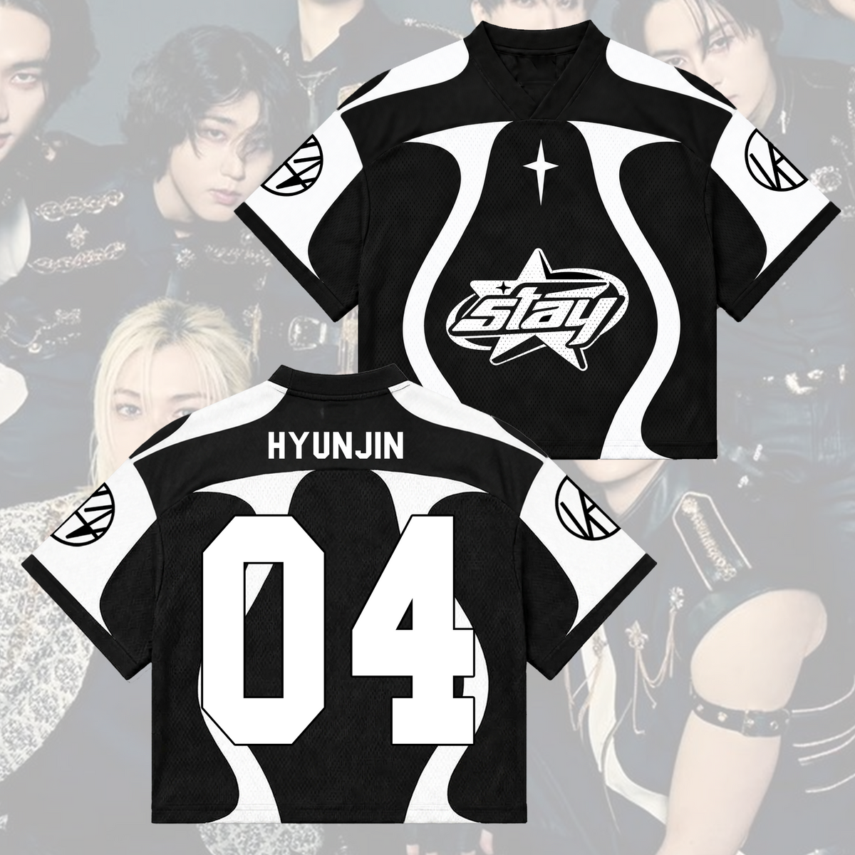 Fiery Stay This That Album  Run It World Tour Mixed Mesh Jersey Gift for Fans