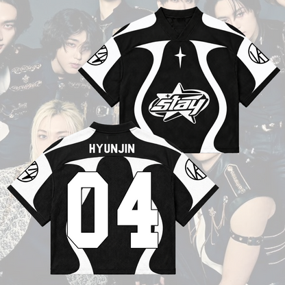 Fiery Stay This That Album  Run It World Tour Mixed Mesh Jersey Gift for Fans