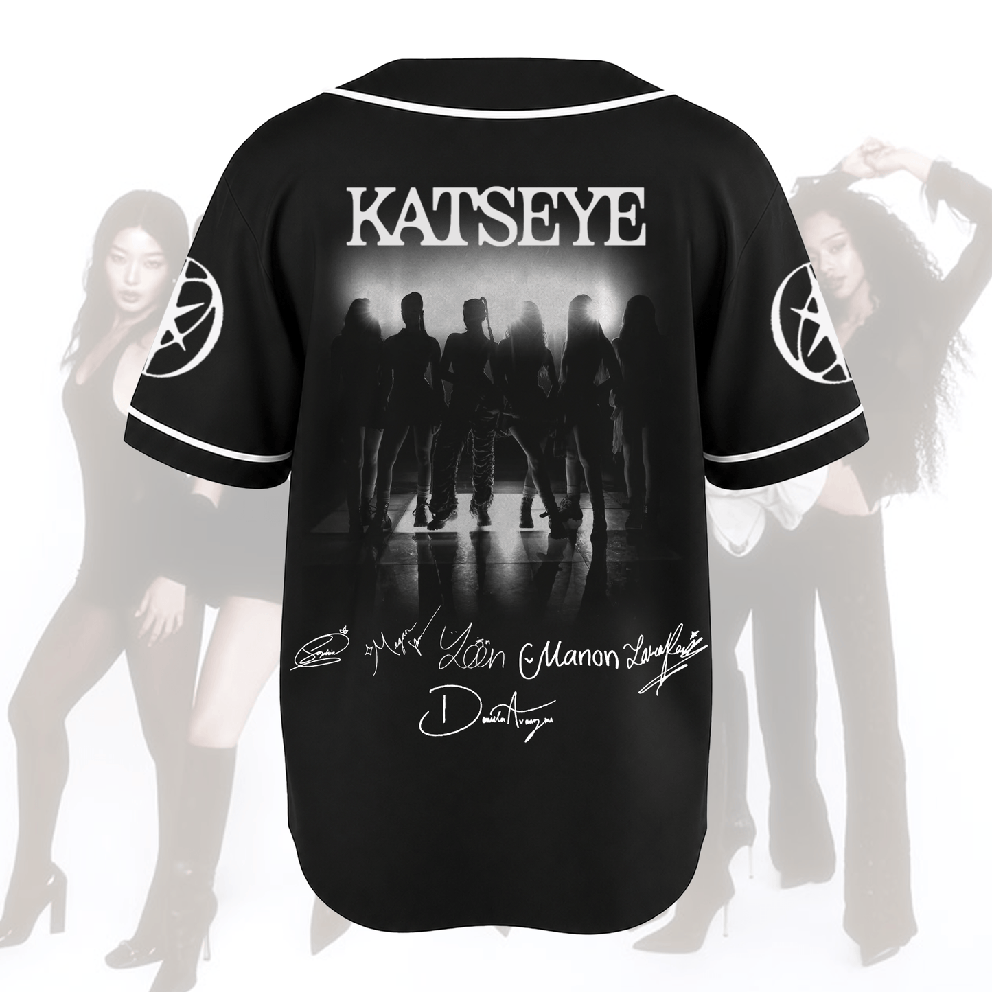 Midnight Reunion Katseye Tour OT6 Forever Baseball Jersey