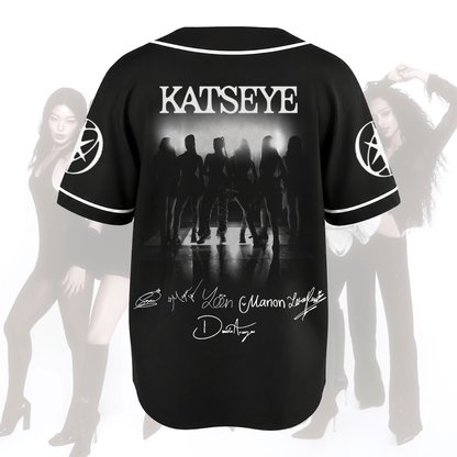 Midnight Reunion Katseye Tour OT6 Forever Baseball Jersey