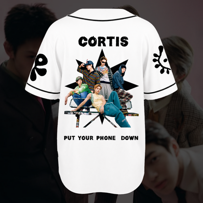 CORTIS Put Your Phone Down Baseball Jersey Kpop Concert Outfit Merch Fan Edition
