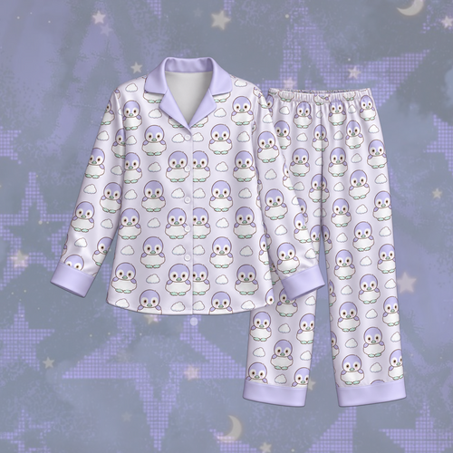 Savage TWICE Club Mina Myodette Mascot Pastel Coquette Pajama Set For Once