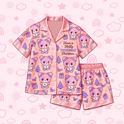 Merry Have A Holy TDOONGZ Christmas T.W.I.C.E. Club Momo Mokuring Mascot Ugly Christmas Pajama Set For Once