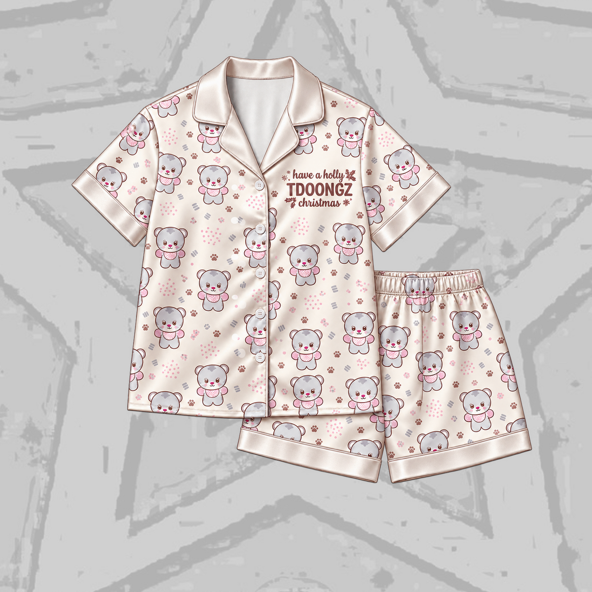 Stray Kids Spooky Stay Day Skzoo Schlafanzug-Set Geschenk für Fans