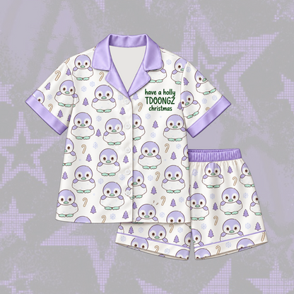 Ethereal Have A Holy TDOONGZ Christmas T.W.I.C.E. Club Mina Myodette Mascot Ugly Christmas Pajama Set For Once