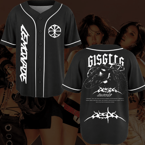 Aespa Giselle Lemonade Album Baseball Jersey Fan Edition