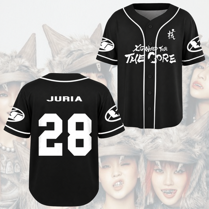 XG Xgene The Core 2026 Tour Baseball Jersey Gift For Fans