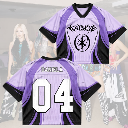 KATSEYE Comeback Heavy Metal Mixed Mesh Jersey For EYEKONS