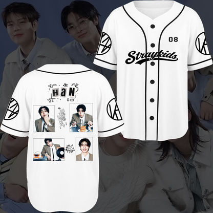 Stray Kids THIS & THAT Era Baseball Jersey Unisex Streetwear Concert Gift For Fans