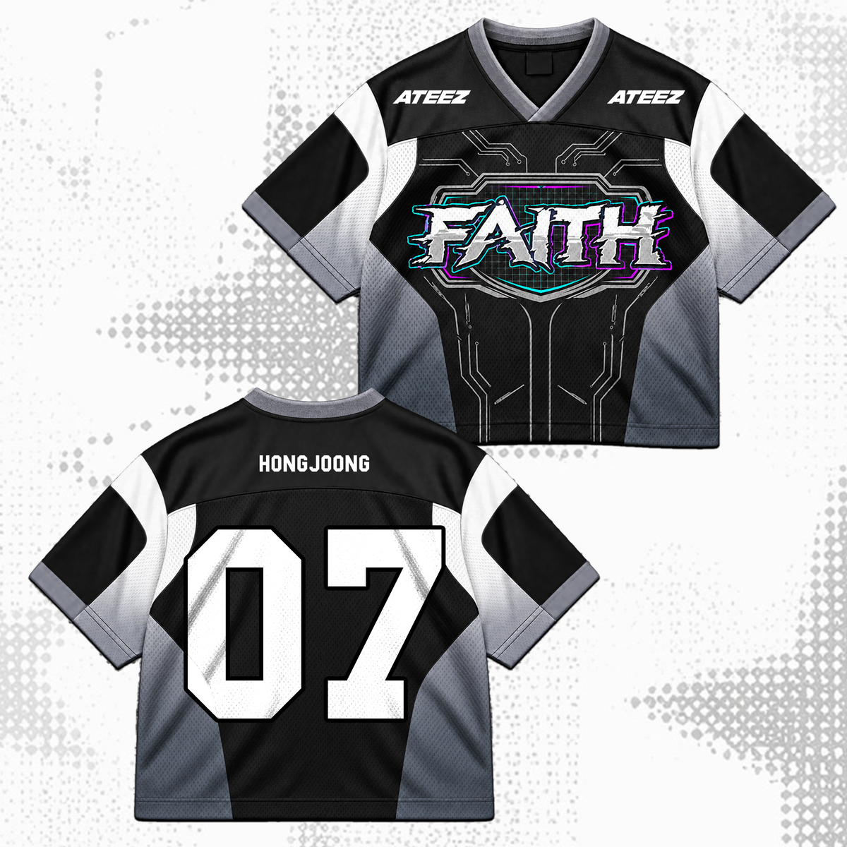 ATEEZ Golden Hour Part 5 Mixed Mesh Jersey Fan Edition (Bad)